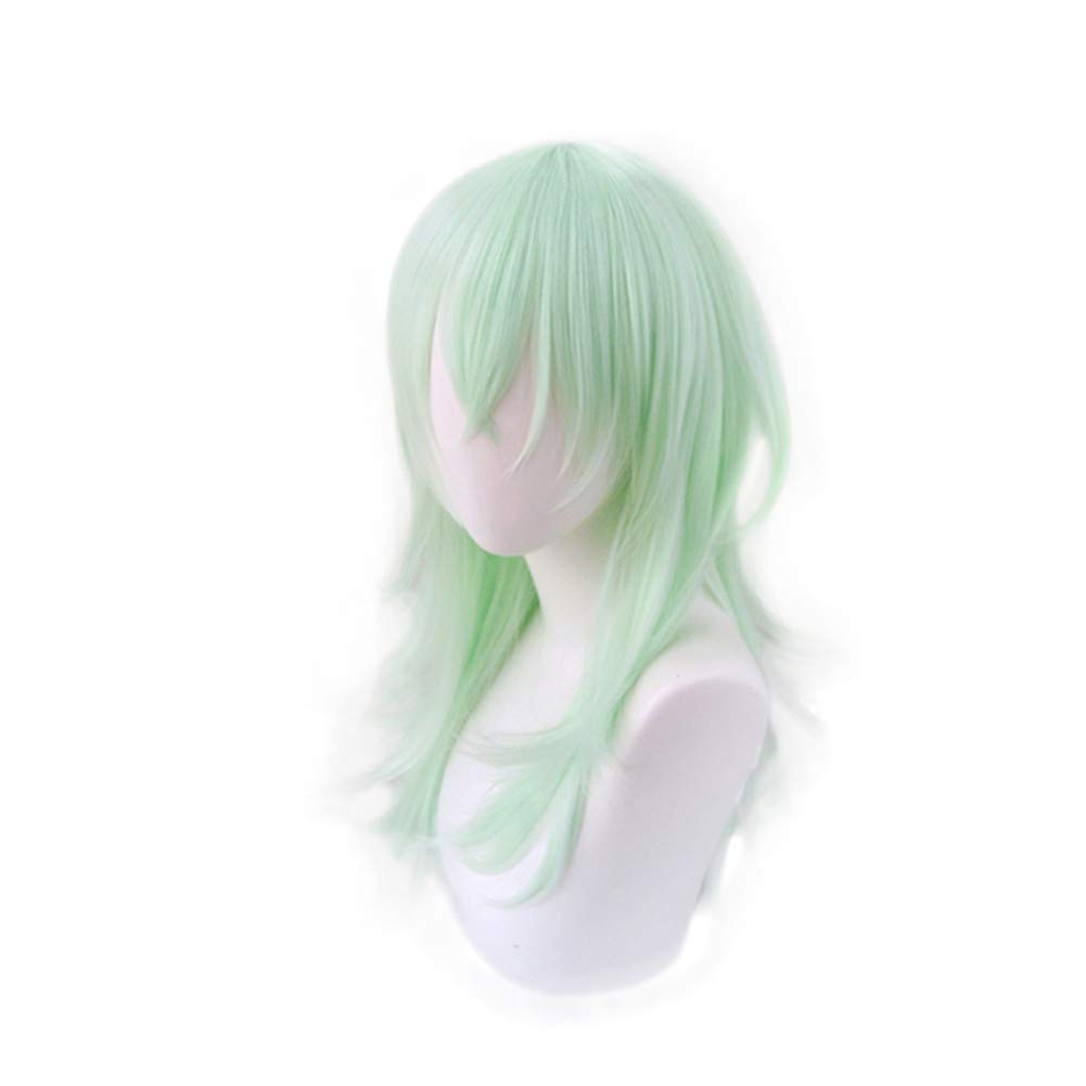 Anime Cosplay Wig Long Light Green Women Girls' Party Wigs