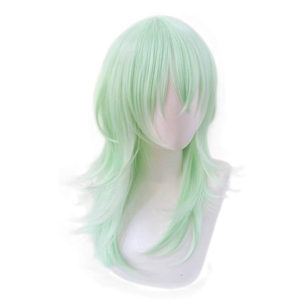 Anime Cosplay Wig Long Light Green Women Girls' Party Wigs