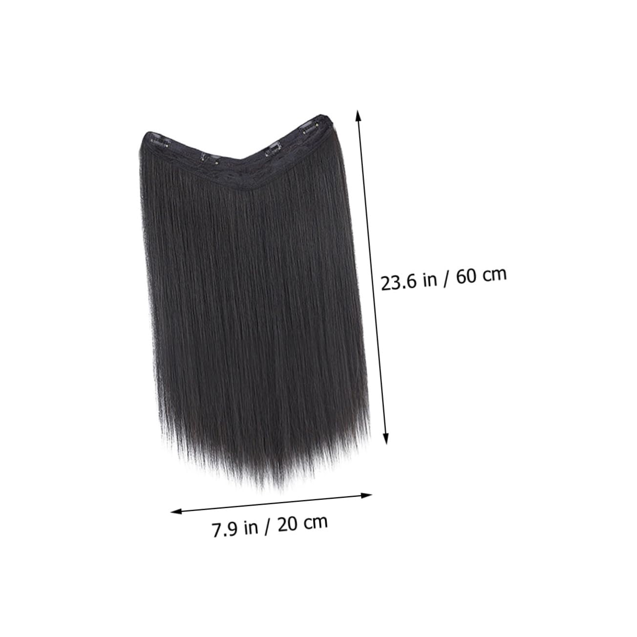 Hair Extensions for Women Straight Synthetic Hair Wig Extensions Wig Hair Pieces