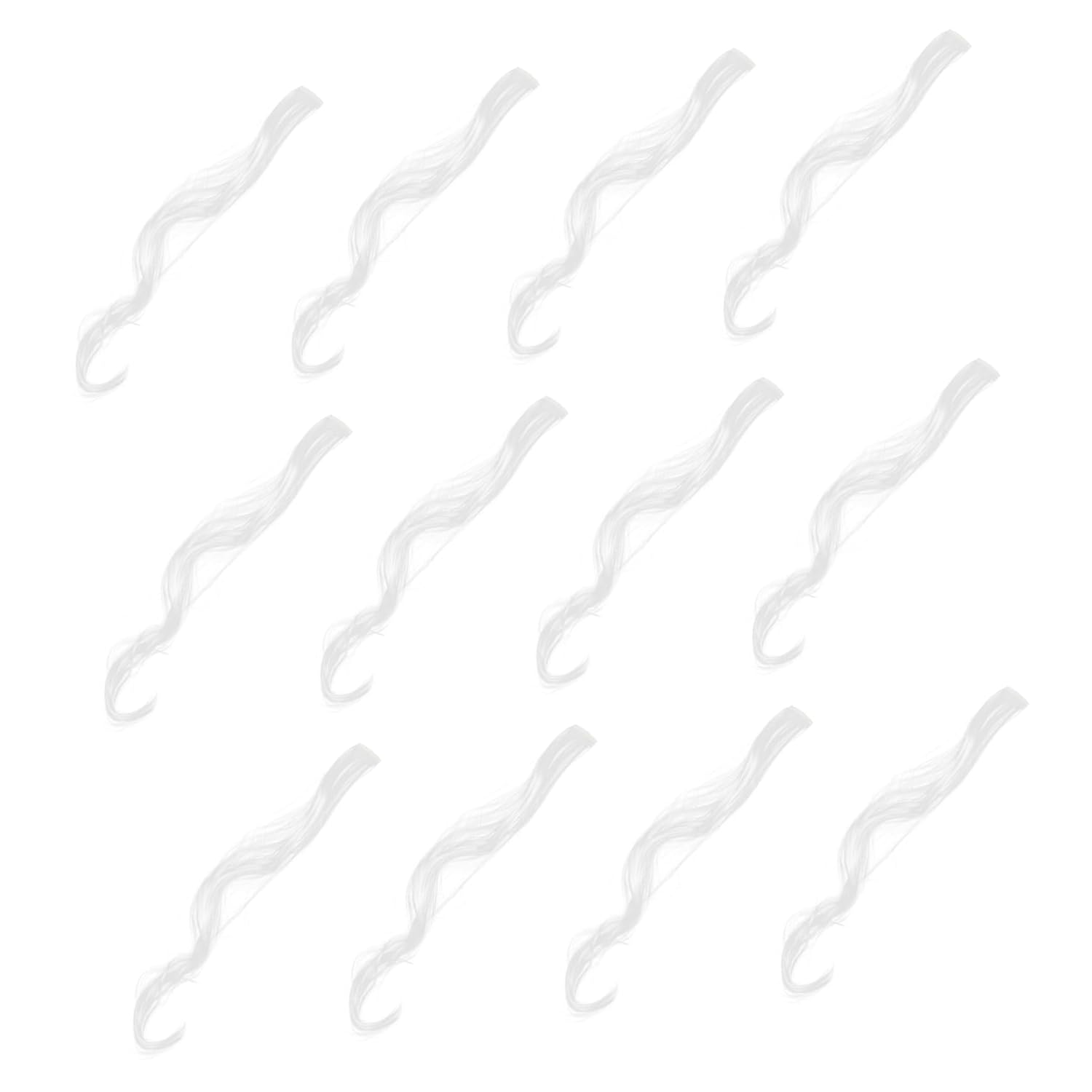 High Temperature Fiber Wig Hair Piece 12pcs Hair Extensions Women's Fake Hair for Holiday Daily Styling