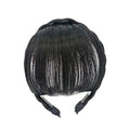 Natural Fake Bangs Hair Piece Clip Long Wig Synthetic Hair Band Bangs Headband Headbands For Women, 1PC