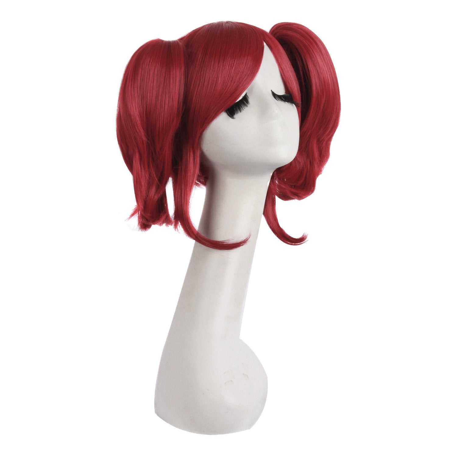 16 Inch/40cm  Sweet and Lovely Straight Anime Cosplay Wigs (Red)