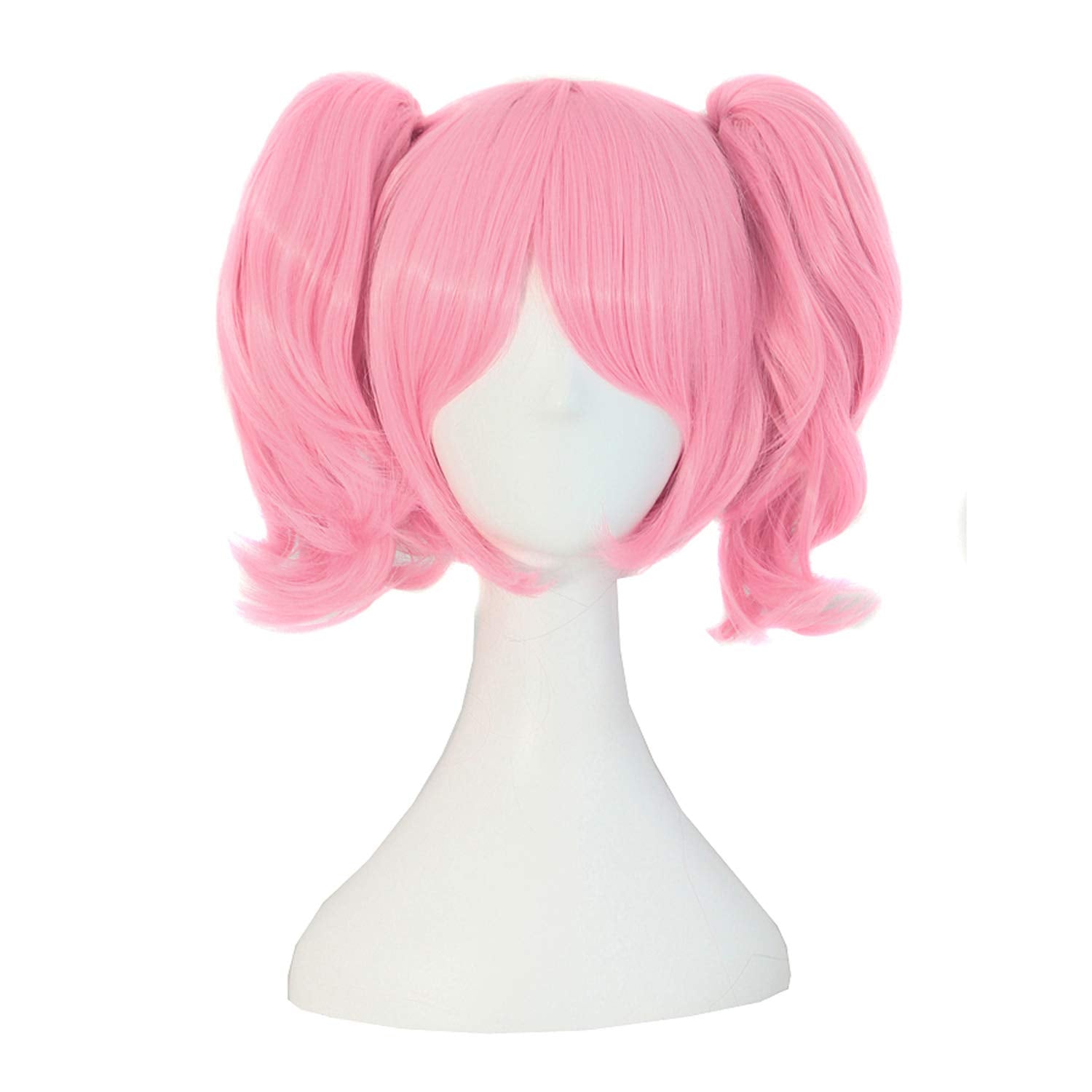 35 cm  Sweet and Lovely Straight Anime Cosplay Wig (Pink)