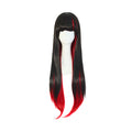 Harajuku Style Mixed Black/Red Long Straight Cosplay Wig