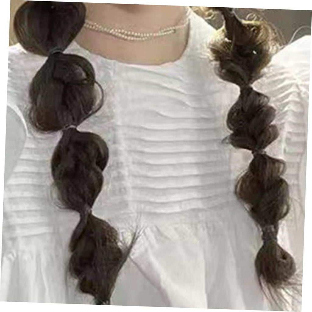 Natural Black Single Braid Ponytail Extension Synthetic Hairpieces Long Braided Ponytail with Hair Tie for Women