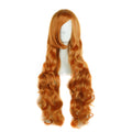 32" 80cm Long Hair Spiral Curly Cosplay Costume Wig (Golden Orange)