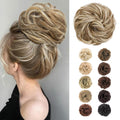 Messy Hair Bun Hair Scrunchies Extension Curly Wavy Messy Bun Hair Synthetic Chignon Hairpieces for Women(12AH613)