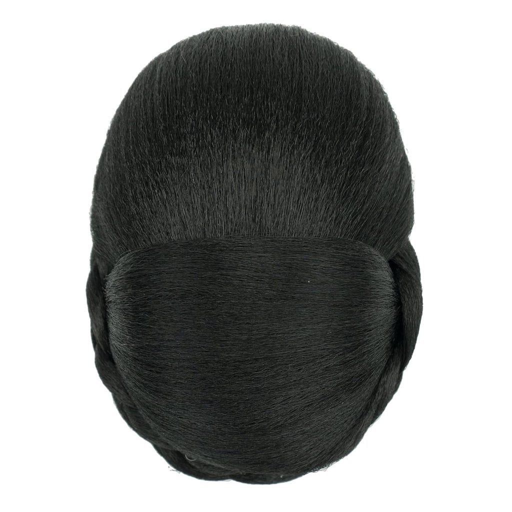 Braided Chignon Hair Cover Donut Hair Pieces Scrunchies Hair Bun Wig Clips for Updo Styles (Black)