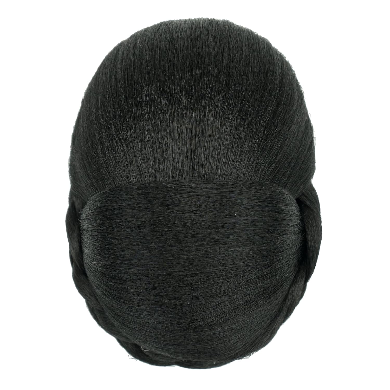 Braided Chignon Hair Cover Donut Hair Pieces Scrunchies Hair Bun Wig Clips for Updo Styles (Black)