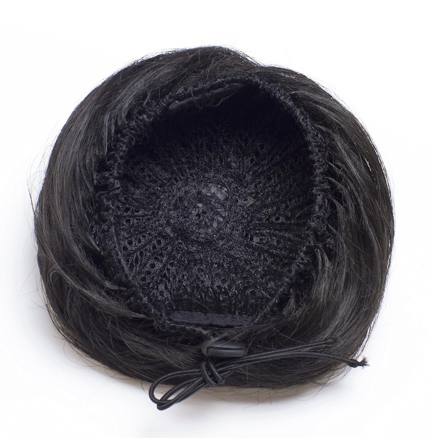 Synthetic Fiber Hair Extension Chignon Donut Bun Wig Hairpiece (4# - Dark Brown)